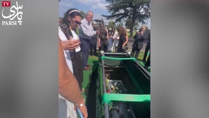  ویدیوهای دیده نشده از مراسم غم انگیز خاکسپاری هوشمند عقیلی