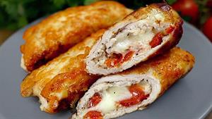 طرز تهیه رول مرغ شکم پر در تابه