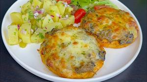 طرز تهیه همبرگر مرغ و قارچ