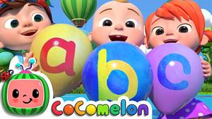 کارتون کوکوملون / آهنگ ABC با بادکنک