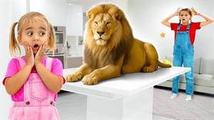 ماجراهای آلیس _ یادگیری نام و صدای حیوانات وحشی