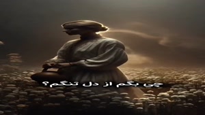 استوری غمگین / چی بگم از دل تنگم