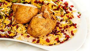 آشپزی ایرونی در طبیعت - طرز تهیه زرشک پلو با مرغ