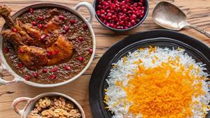 آشپزی ایرونی در طبیعت - طرز تهیه مرغ ترش با برنج زعفرانی