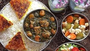 طعم ایرونی - طرز تهیه خورش آلو اسفناج