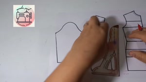 آموزش الگوی مانتوی پاییزه