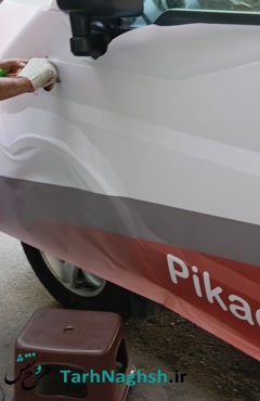 چاپ استیکر تبلیغاتی پیکادل سرام