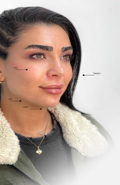 نمونه تزریق فیلر در کلینیک الگا