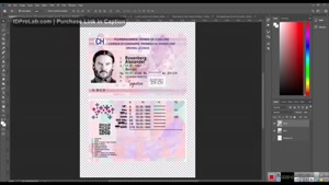 Schweizer Führerausweis PSD Vorlage Tutorial – Qualität in Photoshop Bearbeiten