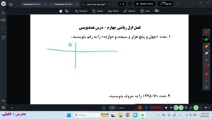 حل نمونه سوال درس عددنویسی_ریاضی چهارم