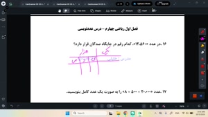 حل نمونه سوال درس عددنویسی_ریاضی چهارم
