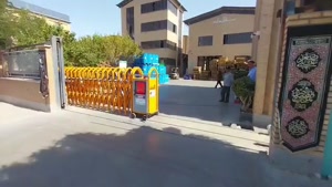 راهبند آکاردئونی برقی تولید آپامه صنعت