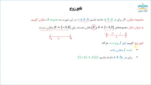آموزش توابع زوج و فرد – آکادمی نیک درس