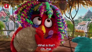 سکانس خنده دار زدن کیک توی صورت انیمیشن Angry Birds 1 