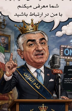 👑هم میهنانم من به عنوان اولین شاه آنلاین در دنیا، صفحه رسمی خودم را به شما معرفی میکنم