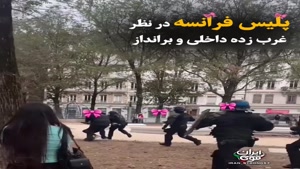 پلیس فرانسه در نظر  غرب زده داخلی و برانداز 