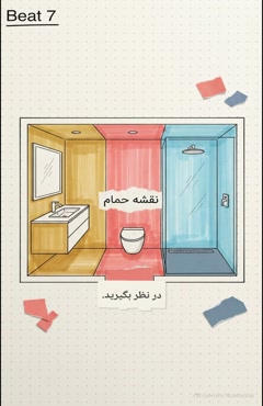 قیمت سرامیک برای حمام و سرویس بهداشتی و هزینه بازسازی | شرکت کاشی گلچین میبد
