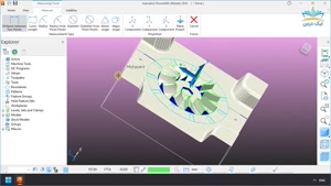 آموزش ساعت کردن و رفرنس گرفتن قطعه در CNC - آکادمی نیک درس