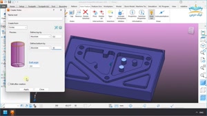 آموزش سوراخکاری (Drilling) در CNC با PowerMill