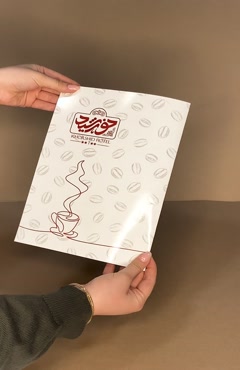 طراحی حرفه‌ای منو رستوران و کافه با جلد چرمی لوکس