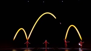 برنامه آکروباتیک «هوی شین چون» در شب‌نشینی عید بهار رسانه چ 