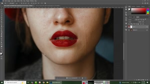 روش ایجاد برق لب با فتوشاپ
