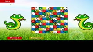 سورس بازی کلاسیک مار و پله Snakes & Ladders  پایتون