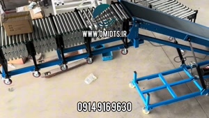 کاربرد نوار نقاله برای بارگیری جعبه