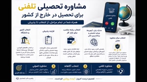 ⚡ راهنمای تحصیل در مسیر! مشاوره تلفنی راهنمایی تحصیلی