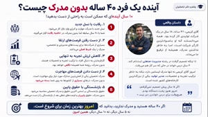📱 هشدار به ۴۰ ساله‌ها: تا ۱۰ سال دیگر بدون مدرک مدیریت