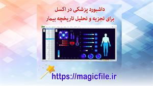 ✔ داشبورد پزشکی برای تجزیه و تحلیل تاریخچه بیمار در اکسل