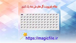 تحقیق گل های ملی نماد یک کشور در قالب فایل پاورپوینت