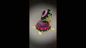 عروسک بافتنی لاک پشت (عروسک دست ساز لاکچری، هدیه خاص)