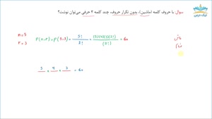 آموزش ترتیب با حروف مکرر – آکادمی نیک درس
