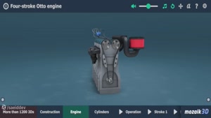 معرفی نرم افزار Four Stroke Otto Engine برای موبایل 
