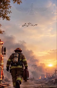 استوری تبریک روز آتشنشان/متن تبریک روز آتشنشان برای وضعیت